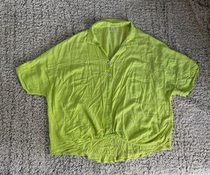 Vibrant Neon Shirt Blouse