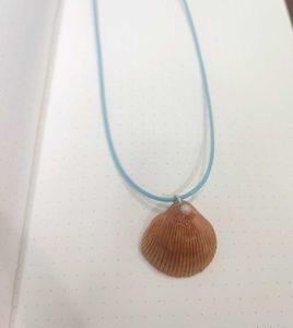 Blue Seashell Necklace ⋆｡𖦹 °.🐚⋆❀˖°