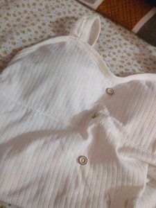 White Cotton Bra