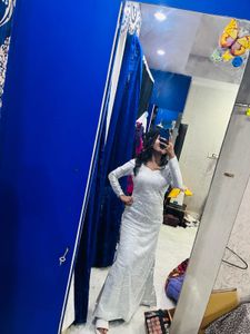 Designer Ethnic Dress + Overcoat