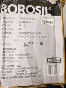 BOROSIL Borosilicate Glass Mixing Bowl IH22MBN6913
