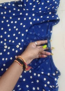 Blue Balloon Sleeves Top (Next)🧥👆✨💯