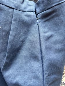 Navy Blue Straight Skirt