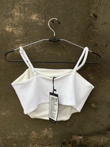 White Crop Top
