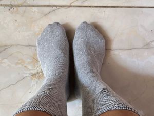 Used Grey Socks !