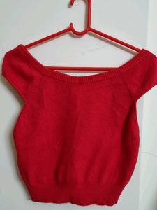 Red Crop Top