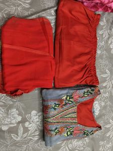 Embroidered Suit Set