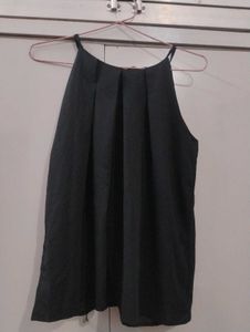 Sleeveless Black Top