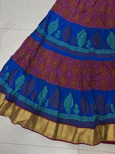 Tiered Ethnic Skirt