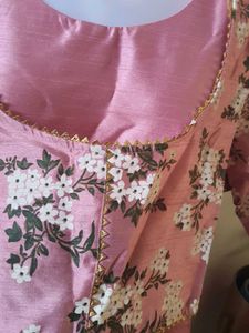 Diwali Pink Kurta With Pocket