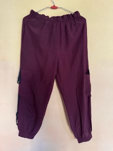 New Maroon Cargo Pants