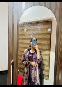 Pakistani Suit Set Purple