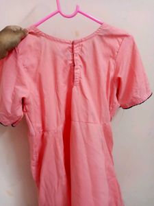 Beautiful Cotton Pink Frock