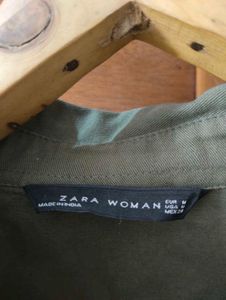 Boho Embroidered Olive Jacket