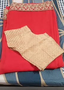Beautiful Heavy Like New Saree With Blouse 🤩