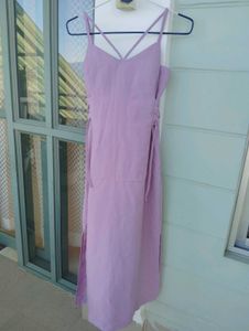 Lilac Midi Dress