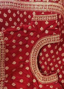 Red &amp; Gold Lehenga (DULHAN LEHANGA)