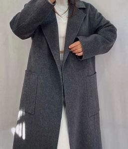 Grey Long Overcoat