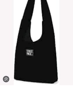 Stylish Black Tote Bag