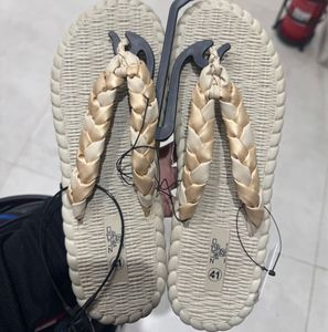 Braided Strap Flip Flops..no Other Charges