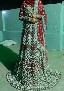 Elegant Maroon Gown