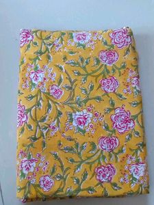Floral Print Cotton Saree