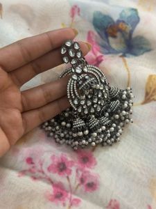 Pearl Jhumka Earrings