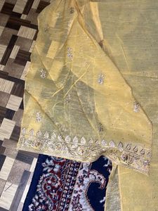 Elegant Embroidered Pakistani Suit
