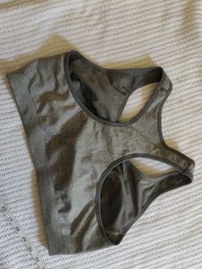 Comfortable Grey Sports Bra