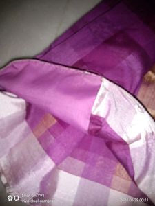 Purple Handloom Saree  🤗