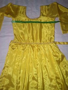 yellow suit silk