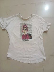 Pretty Vibes White Graphic Tee