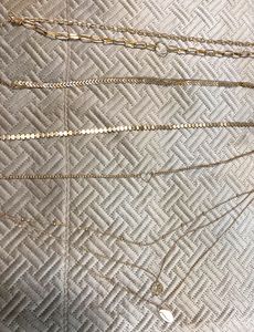 Set of 5 neck pieces