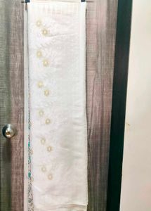 Super Soft White Hajarbuti Jamdani