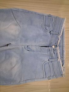 blue denim bootcut jeans
