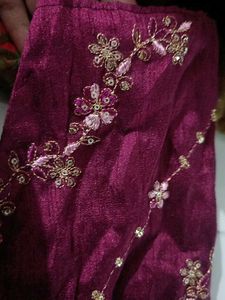Purple Saree