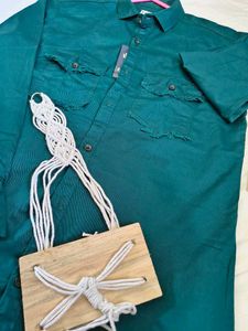 Lenin Green Casual Shirt - New with Tag