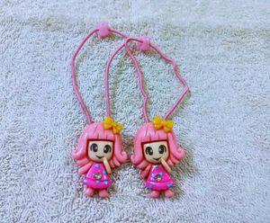 Cute Doll Hair Ties (Set of 2)