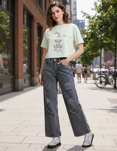 Graphic Print Tee & Jeans Set 🏷️