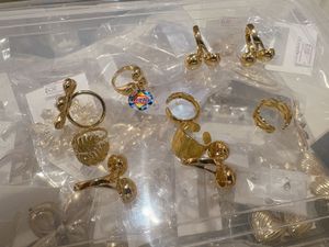 Adjustable Statement Gold Rings