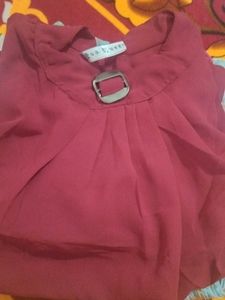 Maroon Top