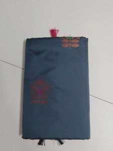 Elegant Ethnic dark grey Saree