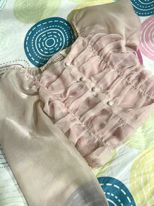 Pink Ruffle Top