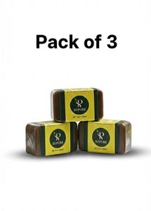 SoPure De-Tan Soap Bars(Set of 3) Haldi Chandan So