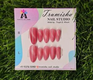 Pink Nail Extensions