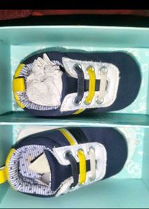 Kids Navy Sporty Shoes