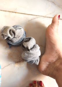Used Grey Long Socks