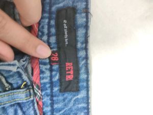 Distressed Denim Jeans(New not used)