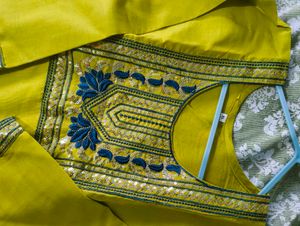 Embroidered Kurti Top