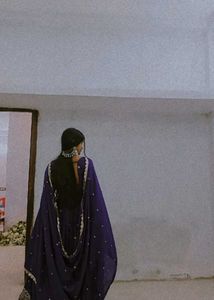 Purple Embellished Lehenga Choli Set